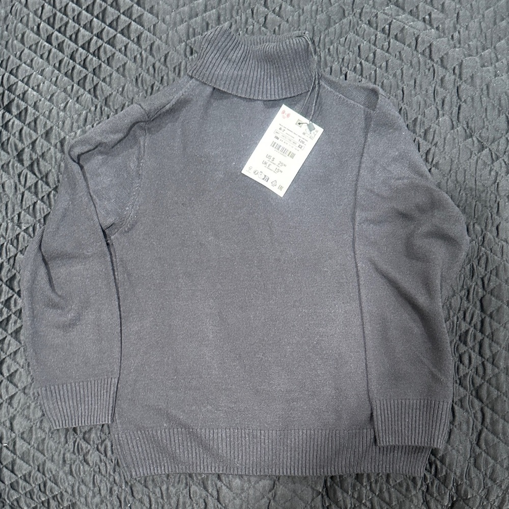 Zara Black Turtleneck Sweater